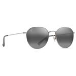 Maui Jim Sonnenbrille Kauwela Black Shiny Silver Neutral Grey MauiPure Präsentation