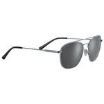 Serengeti Sonnenbrille Carroll Large Matte Silver Polarized Smoke Präsentation