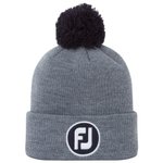 Footjoy Mütze Solid Pom Pom Heather Grey Präsentation