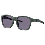 Oakley Sonnenbrille Shackle Matte Hunter Green Prizm Grey Präsentation