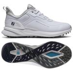 Footjoy Chaussures sans spikes Pro SL White White Grey Présentation