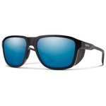 Smith Sonnenbrille Embark Matte Black Chromapop Polarized Blue Mirror Präsentation