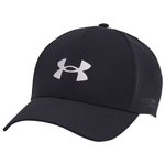 Under Armour Cap M Driver Rain Str Black Metallic Silver Präsentation