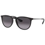 Ray Ban Lunettes de soleil RB4171 Erika Classic Matte Rubber Black Gradient Grey Présentation
