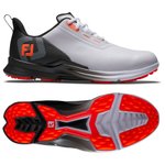 Footjoy Chaussures sans spikes Fuel White Black Coral Présentation