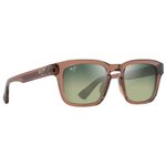 Maui Jim Sonnenbrille Maluhia Marron Clair Transparent Brillant Maui Ht Minéral Superthin Präsentation