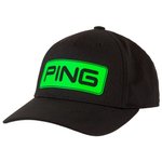 Ping Casquettes Junior Tour Light Black Electric Green - Sans Présentation