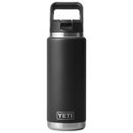 Yeti Trinkflasche Rambler 26 Oz (760ml) Straw Bottle Black Präsentation