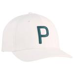 Puma Golf Cap Heritage P Cap Alpine Snow Green Terrain Präsentation