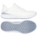 Skechers Schuhe ohne Spikes Go Golf Flight W White Silver Präsentation