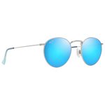 Maui Jim Sonnenbrille Pukaua Argent Brillant Bleus Verts Bleu Hawaï MauiPure Präsentation