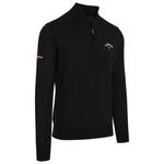 Callaway Golf Pullover 1/4 Blended Merino Sweater Black Ink Präsentation