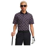 Under Armour Polohemde Armour Dry Printed Desert Geo Black Vorderansicht