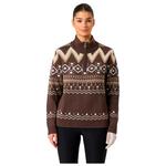 Daily Sports Jacquard Pullover Lined Brownie 