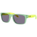 Oakley Sonnenbrille Holbrook Xxs Transparent Jade Prizm Grey Präsentation