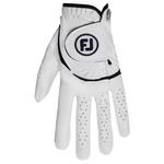 Footjoy Klassischer Synthetikhandschuh (einzeln) Junior White Black Präsentation