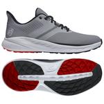 Footjoy Schuhe ohne Spikes Flex Grey Navy Red Präsentation