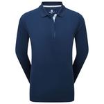 Footjoy Polohemde Thermoseries Long Sleeves Navy Präsentation