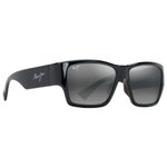 Maui Jim Sonnenbrille Ka'olu Noir Brillant Neutral Grey Minéral Superthin Präsentation