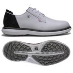 Footjoy Schuhe ohne Spikes Traditions Blucher White Black Red Präsentation