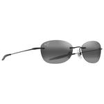 Maui Jim Sonnenbrille Kaila Matte Black Neutral Grey MauiUltra Präsentation