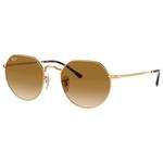 Ray Ban Sonnenbrille RB3565 Jack Polished Gold Brown Präsentation