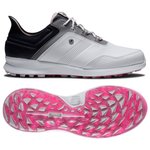 Footjoy Chaussures sans spikes Women's Stratos White Black Pink Présentation