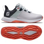 Footjoy Schuhe ohne Spikes Prolite Women White Blue Coral Präsentation