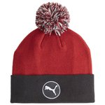 Puma Golf Mütze Wrmlbl Removable Pom Beanie Intense Red Puma Black Präsentation