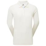 Footjoy Polohemde Thermoseries Long Sleeves Off White Präsentation