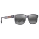 Maui Jim Sonnenbrille Kuniahi Asian Fit Matte Transparent Grey Neutral Grey MauiPure Präsentation