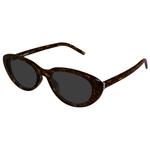 Saint Laurent Sonnenbrille SL M154 002 Dark Havana Präsentation