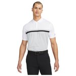 Nike Dri Fit Victory Color Block Polo White Lt Smoke Grey Black 