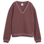 Puma Golf Pullover W Cloudspun Fleece V Rich Cocoa Präsentation