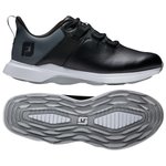 Footjoy Chaussures sans spikes Prolite Women Black Grey Charcoal Présentation