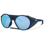 Oakley Sonnenbrille Clifden Matte Translucent Blue Prizm Deep Water Polarized Präsentation