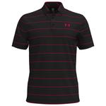 Under Armour Polohemde Playoff 3.0 Stripe Black Racer Red Präsentation