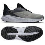 Footjoy Schuhe ohne Spikes Flex XP Grey White Black Präsentation