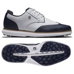 Footjoy Schuhe ohne Spikes Women's Traditions Spikeless White Navy White Präsentation