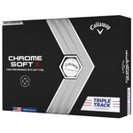 Callaway Golf Balles neuves Bl Cg Chrm Sft X 22 Trpl Trk 12B Pk Triple Track Présentation
