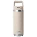 Yeti Trinkflasche Rambler 18 Oz (532 ml) Straw Bottle Cape Taupe Präsentation
