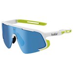 Bollé Sonnenbrille Windchaser White Matte Acid Volt+ Offshore Polarized Präsentation