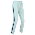 Footjoy Hose Gingham Lightweight Cropped W Lavender Mint Präsentation