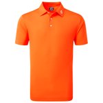 Footjoy Polohemde Stretch Pique Solid Orange Präsentation