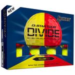 Srixon Q-Star Tour Divide Yellow Red 