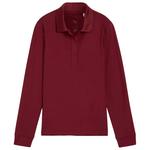 Puma Golf Polohemde W Cloudspun Midwght Ls Polo Ruby Shimmer Präsentation