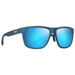 Maui Jim Sonnenbrille Puakea Bleu arcelle Mat Bleu Hawaï Minéral Superthin Präsentation