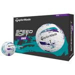 Taylormade Neue Golfbälle SpeedSoft Ink Purple Teal Präsentation