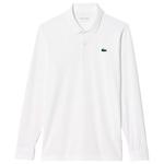Lacoste Polohemde Solid Long Sleeve Blanc Präsentation