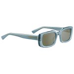 Serengeti Sonnenbrille Nicholson Shiny Crystal Blue Mineral Polarized 555nm Präsentation